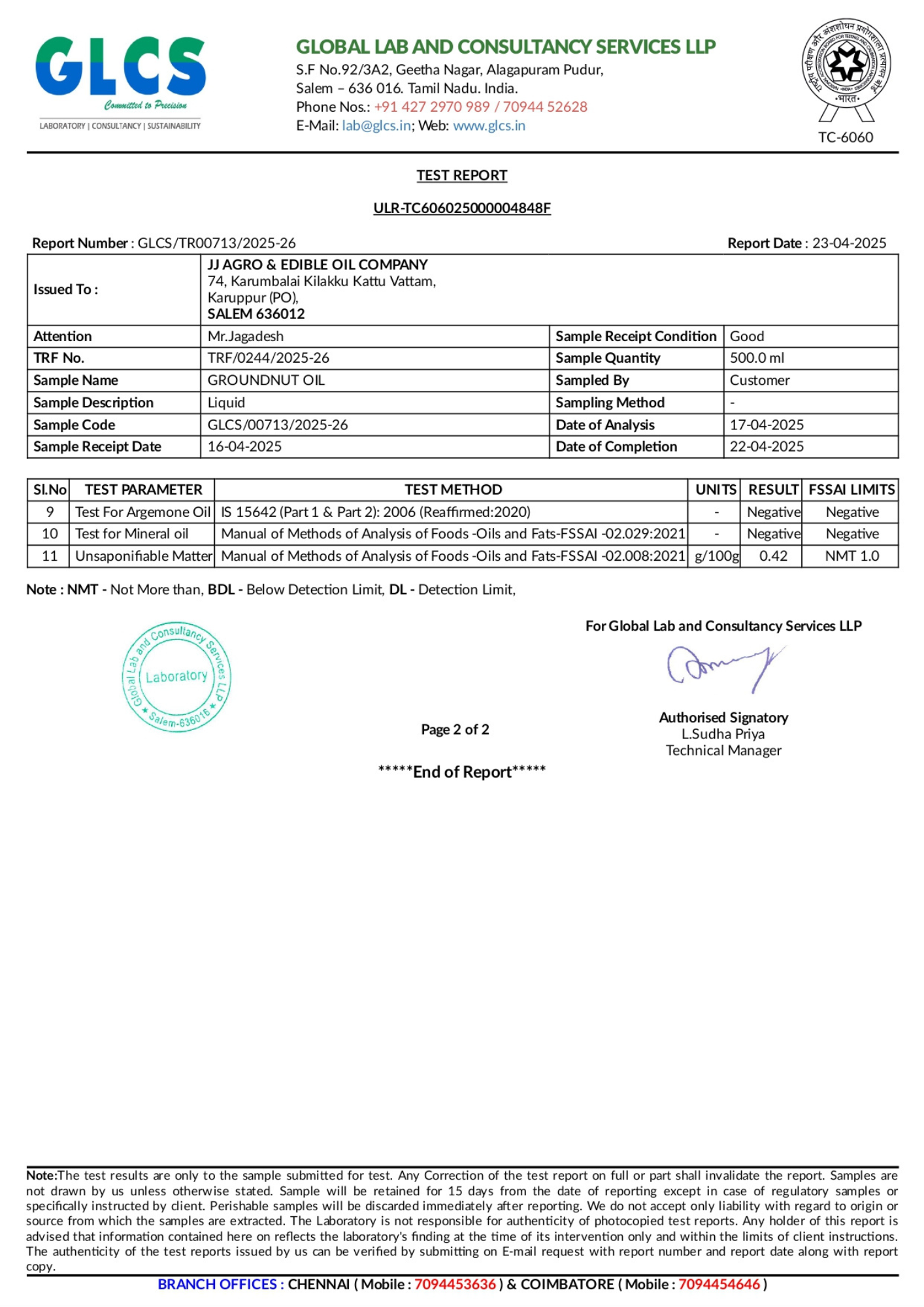 Global Lab And Consultancy Service P2